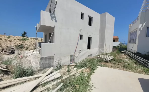 1st floor apartment under construction for sale in Sfakaki, Rethymnon.