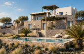 1066, Off-Plan 4-Bedroom Villa with Stone Features & large Infinity Pool on a 4,200 sq.m. Olive Grove near Bali, Rethymno, Crete